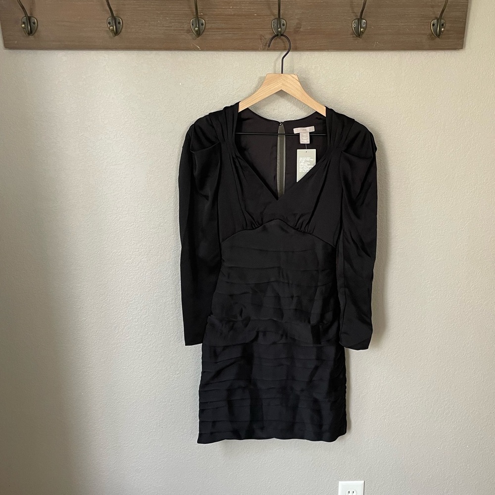 H&M Black Long Sleeve Dress